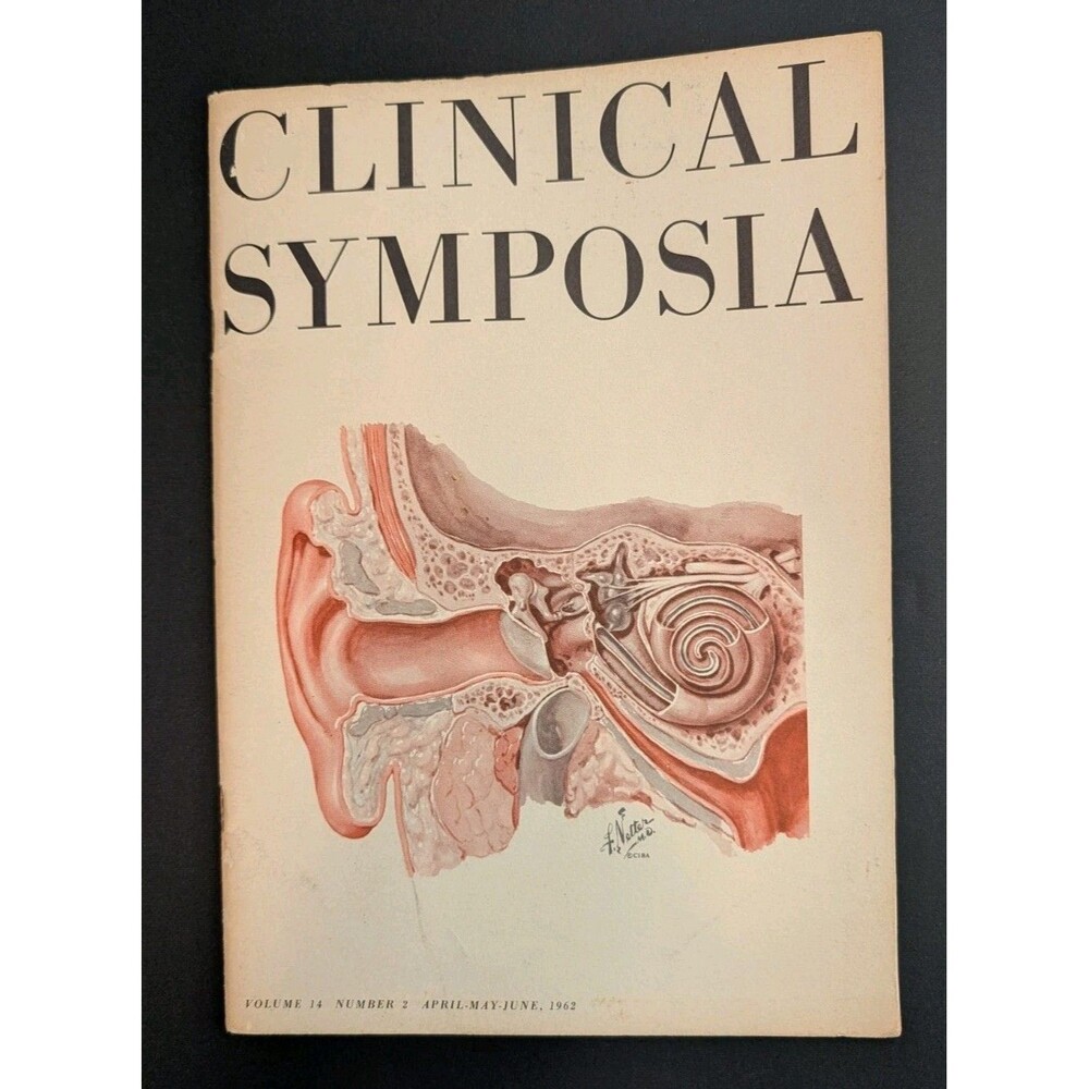 1961 CIBA Clinical Symposia Vol 13 No 4 Netter Ear Surgery + Serpasil Ad